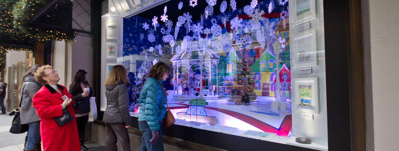 How 5 department stores updated their holiday window displays for 2020