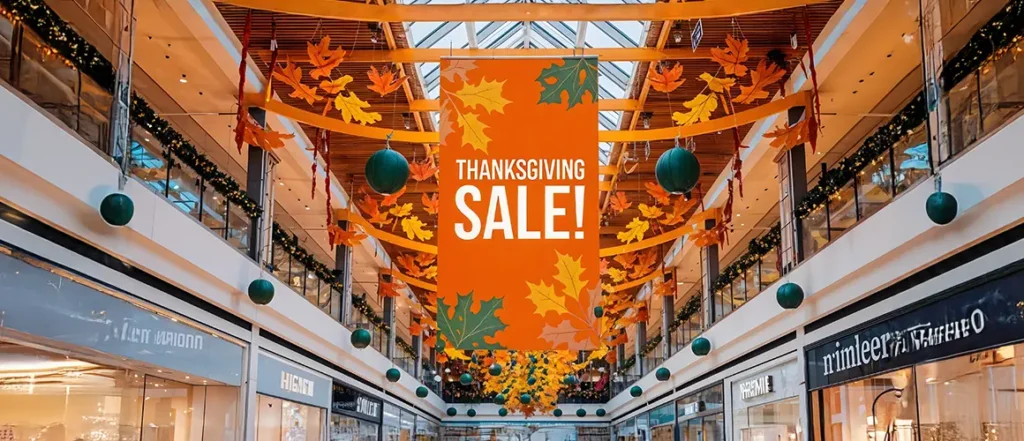 Eye-Catching Thanksgiving-Themed Sales Banners 