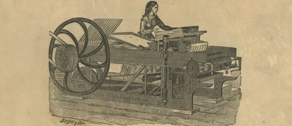 How did the 'Lady Edisons' revolutionize printing and advertising?